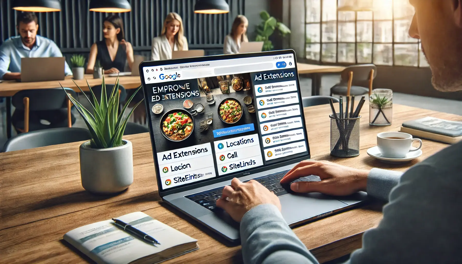 Restaurant PPC Illustration