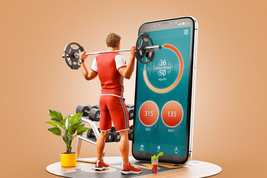 Fitness SEO Illustration