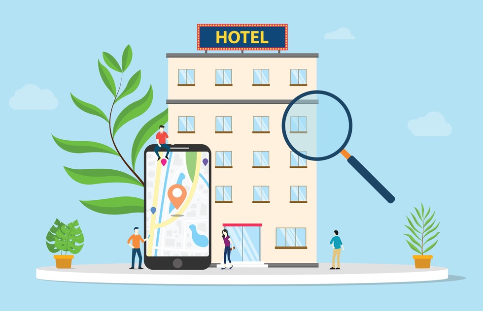 Hotel SEO Illustration