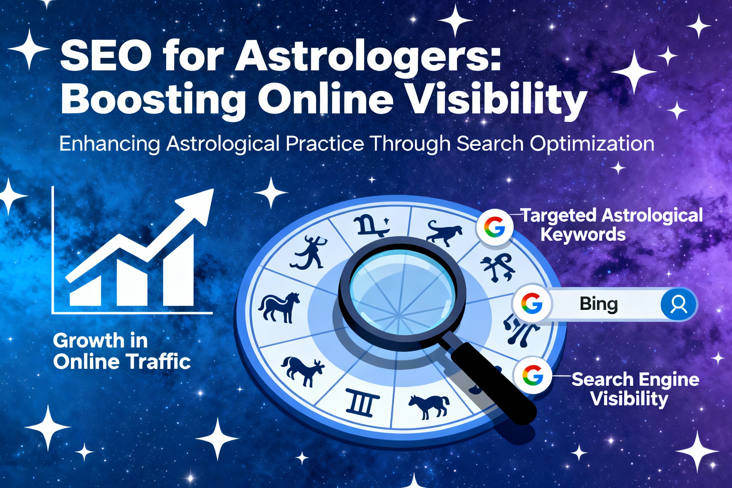 Astrology Reader SEO Illustration